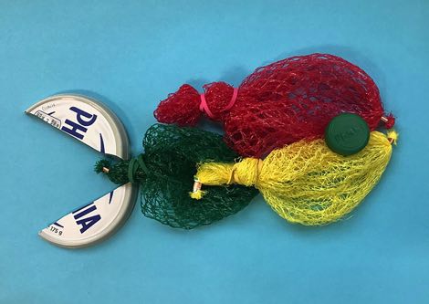 Plastic fisherman